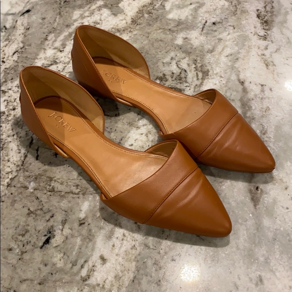 J. Crew d’Orsay flats, Camel color, Size 10